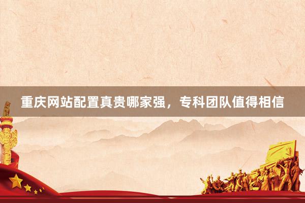 重庆网站配置真贵哪家强，专科团队值得相信